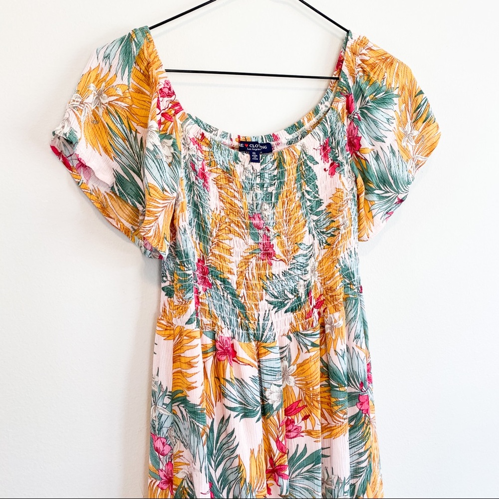 maxi floral sun dress